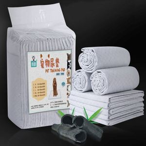 Tapis absorbant pour animaux de compagnie en promotion : Tapis d'apprentissage jetables en charbon de bambou pour chiots et chiens, accessoires pour animaux de compagnie - Product Image 5
