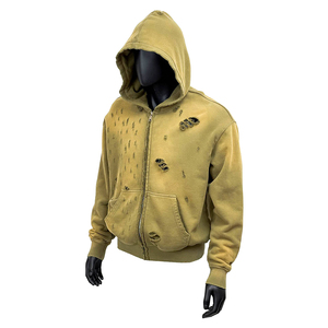 Sweats à capuche personnalisés délavés à l'acide, sweats à capuche amples et délavés, vêtements pour hommes, vêtements décontractés - Product Image 1