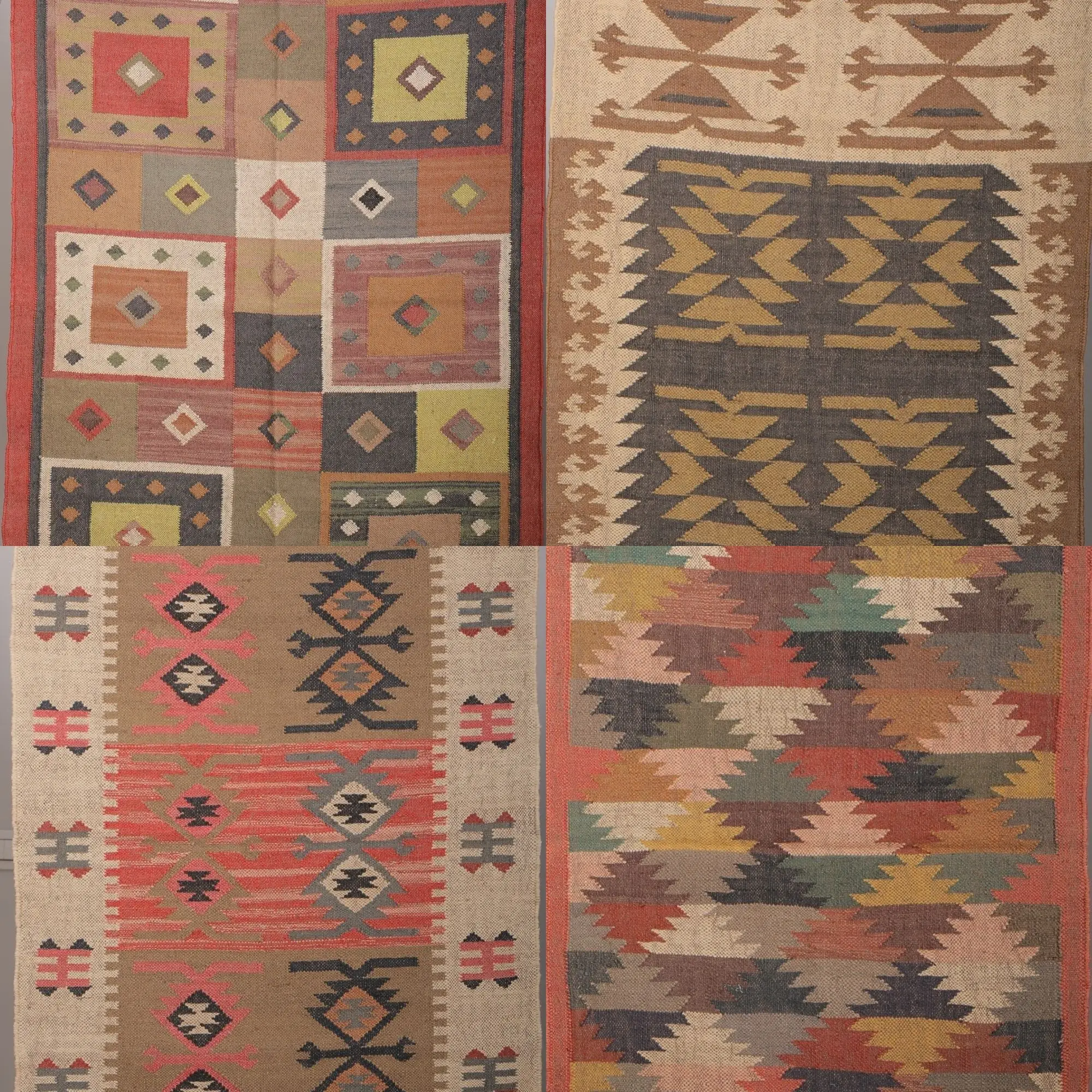 Autentico tappeto Kilim juta realizzato a mano tessuto a mano bellissimo tappeto tappetino da Yoga sostenibile per tutte le stagioni Design elegante tappetino da Yoga fatto a mano