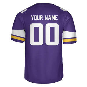 เสื้อเจอร์ซีย์ฟุตบอลอเมริกันออกแบบได้ตามต้องการเสื้อเจอร์ซีย์พิมพ์ซับลิเมชันออกแบบได้ตามต้องการ - Product Image 2