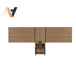 Tête de lit double et sophistiquée Best Western Hotel-Ligne de meubles d'hôtel texturés MDF LPL-Meubles OEM du Vietnam - Product Image 1