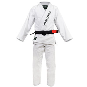 Venta al por mayor personalizado 100% algodón hombres Judo Gi BJJ Kimono estiramiento uniforme de artes marciales para Jiu Jitsu Gi - Product Image 1