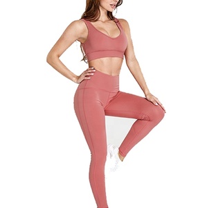 Conjuntos de yoga para mujer con logotipo personalizado venta al por mayor conjuntos de yoga para mujer más demandados por el cliente de alto fabricante - Product Image 1