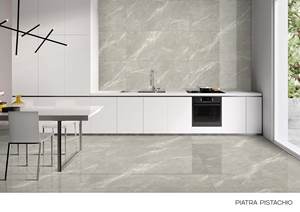 Carreaux de céramique indiens 600x1200 de grande taille effet marbre comme pierre Design brun poli carreau de porcelaine émaillée - Product Image 2