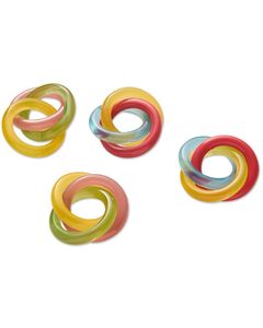 Trinity Napkin Rings Set of 4 Luxury Dining Table Accessories Design Stylish Table Decor Decorative Napkin Holder for Dining - Product Image 1