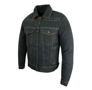 Meilleure vente de votre propre logo Vestes en jean pour hommes de meilleur fabricant de qualité supérieure à prix réduit - Product Image 4
