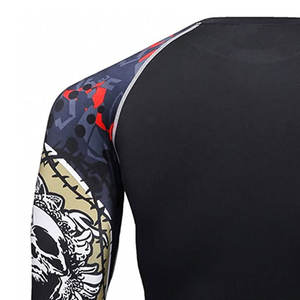 Mejor fabricante hecho MMA Rash Guard Calidad Premium MMA Rash Guard Low Moq MMA Rash Guard - Product Image 6