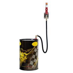 Juego de unidad de bombeo de campo petrolífero fijo de pared Meclube para barriles de 180-220L Mod.605 Ratio 5:1 28L/min Capacidad de entrega - Product Image 1
