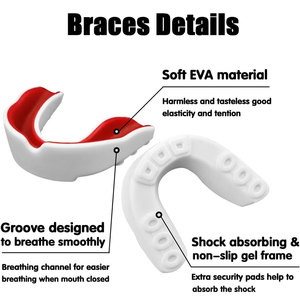 Protège-dents de sport confortable et sécurisé Meilleur facile à porter Nouveaux accessoires de boxe Protection des mâchoires Protège-dents - Product Image 3