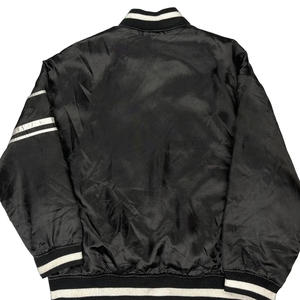 เสื้อแจ็คเก็ตเบสบอลลำลองดีไซน์ใหม่ปี 2026 สำหรับผู้ชาย กำลังเป็นที่นิยม กันน้ำ ผ้าซาติน  แบบวาร์ซิตี้  รับสกรีนโลโก้  ซับในแบบควิลท์  สไตล์นักศึกษา - Product Image 2