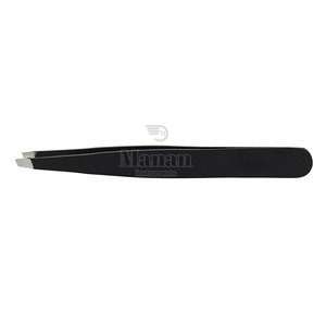 Pinzas Curvas de Acero Inoxidable con Punta Inclinada, Herramienta Moderna y Ecológica para el Cuidado de las Cejas - Product Image 5