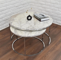 Table basse de luxe moderne nordique haute qualité en gros acier inoxydable et verre trempé technique polie pour salle à manger