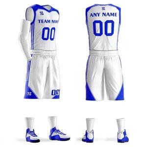 Uniformes de baloncesto personalizados al por mayor, conjuntos nuevos para hombres y jóvenes, personaliza el logotipo de tu equipo de baloncesto. - Product Image 3