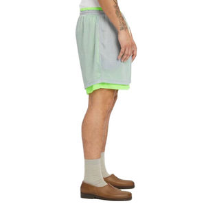 Nuevo diseño de malla, pantalones cortos de fútbol para hombre, entrenamiento de fútbol, deportes, baloncesto, pantalones cortos personalizados de malla elástica de 4 vías, OEM - Product Image 4