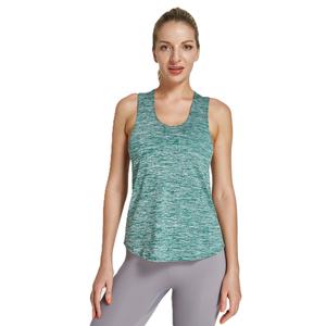 Logo personnalisé 2025 été décontracté course femmes débardeurs couleur unie respirant léger maillot Service OEM - Product Image 4