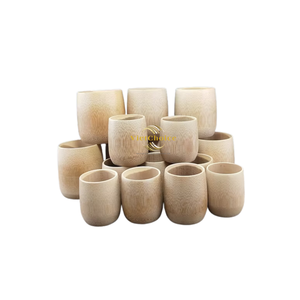 Gobelet en bambou de qualité supérieure, vaisselle naturelle durable pour un usage quotidien - Product Image 2