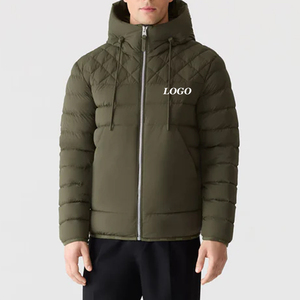 Men's Special Collection Fashionable Outfits Solid Color High Quality Comfortable <b>Quilted</b> Jacket With Customized Logo Printing - Product Image 1