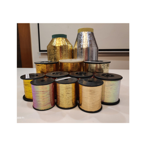 เส้นด้ายโพลีเอสเตอร์โลหะชนิด M-Type สำหรับฉลากทอต้านแบคทีเรียชนิดบิดต่ำมาตรฐาน - Product Image 1