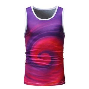 2025 prix d'usine quantité minimale de commande bas hommes vêtements de sport Fitness débardeurs personnalisé coton Sublimation débardeur haute rue Style respirant hommes - Product Image 2