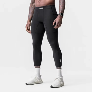 Legging de compression BJJ unisexe entièrement sublimé avec logo frontal, respirant et à séchage rapide pour l'entraînement aux arts martiaux et au grappling - Product Image 5