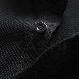 Camisas de Punto Sólido Hechas en Fábrica para Hombre, Manga Corta con un Look Moderno y Elegante, Tejido Transpirable para un Uso Duradero - Product Image 3