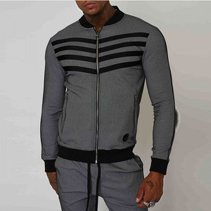 Conjunto de Chándal Cortavientos de Moda Urbana para Hombre, Venta al por Mayor OEM, Personalizable, Transpirable, 100% Algodón, 3 BRO - Product Image 2