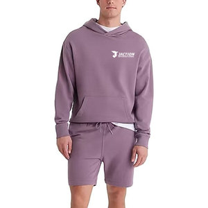 New Trendy Men Clothing Plus Size Fleece Hoodie <b>Set</b> Cotton Casual Style Men Fleece Hoodie <b>Set</b> - Product Image 1