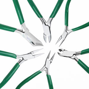 Juego de Alicates Profesionales para Joyería, 5 Piezas, Alicates Planos, de Punta Redonda, Cortadores Laterales, Herramientas para Reparación de Bisutería - Product Image 1