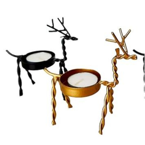 Bougeoir décoratif de noël en métal fer renne bougeoir pour la maison hôtel Restaurant fournitures - Product Image 5