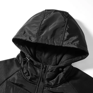 Conjunto de chándales de algodón Tech 100% de diseño personalizado para hombre, sudadera de diseñador cepillada con bolsillo con cremallera, conjunto de chándal para correr - Product Image 4