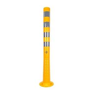 100 X 8 cm Yellow Delineator Post Flexible Bollard 10 Pieces Traffic Warning Products Reflective Tape Aluminium Material IP68 - Product Image 4