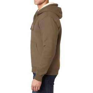 2025 Wholesale Winter Men's <b>Hoodies</b> Sweatshirts-Custom Printed Embroidered 100% Cotton Fleece Solid Color Anti-Pilling High - Product Image 4