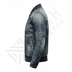 Chaqueta Vaquera de Alta Calidad para Hombre, Estilo Casual Urbano, Fabricada Profesionalmente a Precios Competitivos, Ropa Exterior - Product Image 3