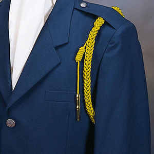 Aiguillettes de Alta Calidad, Cuerda Trenzada con Extremos Metálicos para Decoración de Uniformes de Traje de Vuelo Ceremonial, Personalizables en Nailon/Poliéster/Algodón - Product Image 6