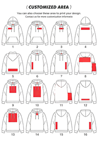 Nueva Sudadera con Capucha Personalizable con Diseño 2026, 100% Algodón, con Cremallera y Pedrería, Estilo Urbano - Product Image 4