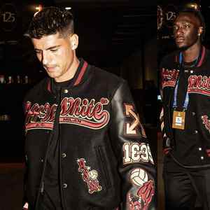 Chaqueta universitaria de lana para hombre, jersey de béisbol personalizado OEM bordado a la moda, chaquetas de moto personalizadas - Product Image 4