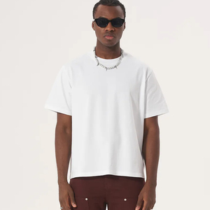 Camiseta Personalizada de Alta Calidad 100% Algodón para Hombre, Peso Pesado, Talla Grande, Transpirable, de Secado Rápido, Hecha a Medida - Product Image 6
