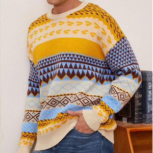 Ropa de moda Premium, jerséis de invierno para hombre, suéteres de alta calidad, suéter grueso y cálido de gran tamaño para hombre - Product Image 5