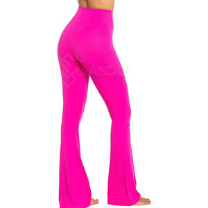 กางเกงผ้าพลุน้ำหนักเบาสำหรับผู้หญิง, กางเกงสตรีทเอวกลางยางยืดพร้อมด้านหน้าแบนระบายอากาศสำหรับวิ่งในฤดูหนาว - Product Image 2