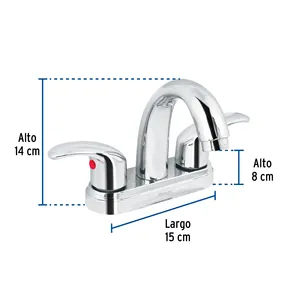 Aqua contemporanea lavabo cromato miscelatore rubinetti termostatici con naso curvo scatola scatola di 2 unità-4 'per uso appartamento