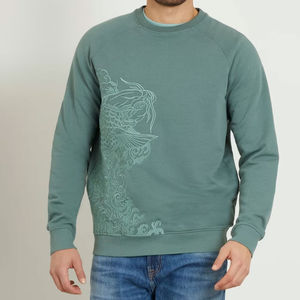 Sudaderas de Algodón de Alta Calidad con Logotipo Personalizado Bordado para Hombre, Sudaderas Básicas Bordadas de Buena Calidad 100% - Product Image 2