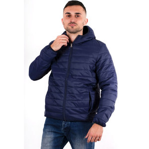 Chaqueta de burbujas acolchada informal de alta calidad para hombre de nuevo estilo de invierno 2025, suministro OEM con cierre de cremallera, tela de lona, cuello con capucha - Product Image 4