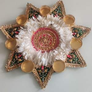 Handcrafted Indian Metal Floral Design <b>Tea</b> <b>Light</b> Candle Jar Stand Unique Home Festive Decoration for Valentine's Day Other - Product Image 5