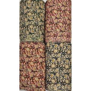 Tela de Bordado de Algodón Koraa con Múltiples Hilos y Puntada de Cadena, Apta para Prendas Étnicas, Colección Kurti y Exportación - Product Image 4