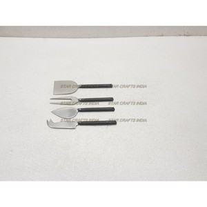 Juego de cubiertos con mango de resina para servidor de Pizza y queso, cucharas con mango de resina hechas a mano, juego de cuchillos y tenedores - Product Image 5