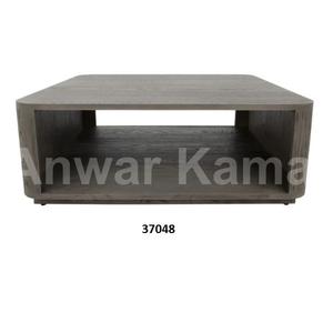 Juego de 2 piezas de mesa de metal de diseño moderno hecho a mano con tapa de madera para el hogar, sala de estar, restaurante, Hotel, mesa de metal decorativa - Product Image 4