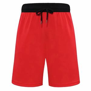 Pantalones cortos de malla de alto rendimiento para hombre, tela de secado rápido y absorbente de sudor, patrón sólido para gimnasio, correr y actividades al aire libre - Product Image 1