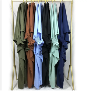 Vêtements pour Femme de Qualité Supérieure, Burqa Coupe Ample et Baggy avec Hijab, Abaya de Dubaï de Luxe 2024 - Product Image 6