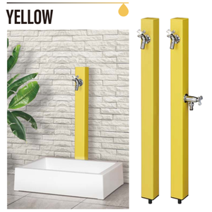 Robinet monté sur pont en PVC à un trou de style japonais Robinets de lavabo extérieurs en laiton portables pour usage extérieur - Product Image 5