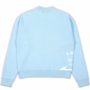 Suéter de Punto Jacquard para Hombre, Cuello Redondo, Doble Botonadura, con Lazos, Diseño de Puntos, Poliéster/Algodón, Antiencogimiento, 300g - Product Image 3